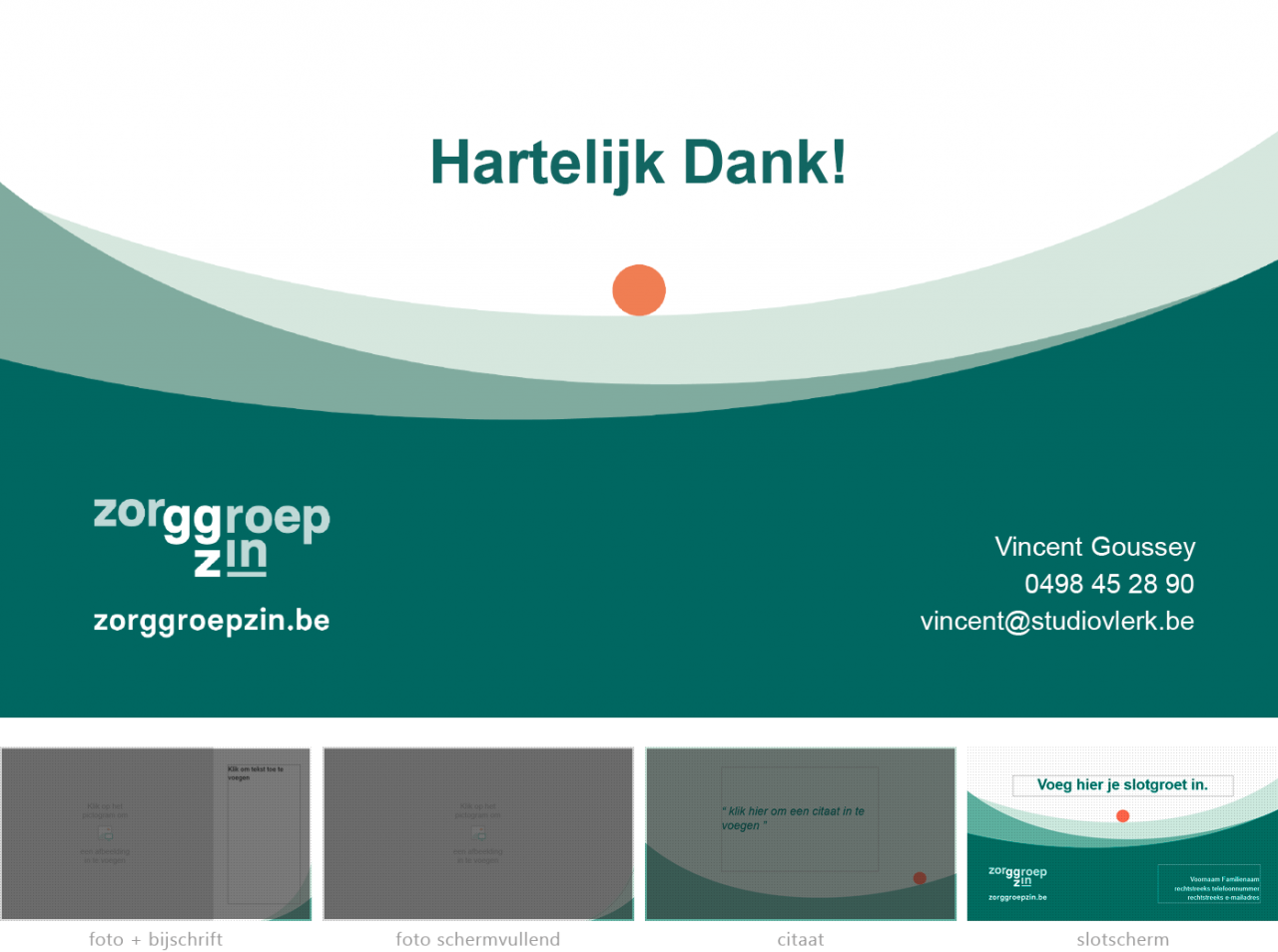 Microsoft Officesjablonen voor Zin · Studio Vlerk
