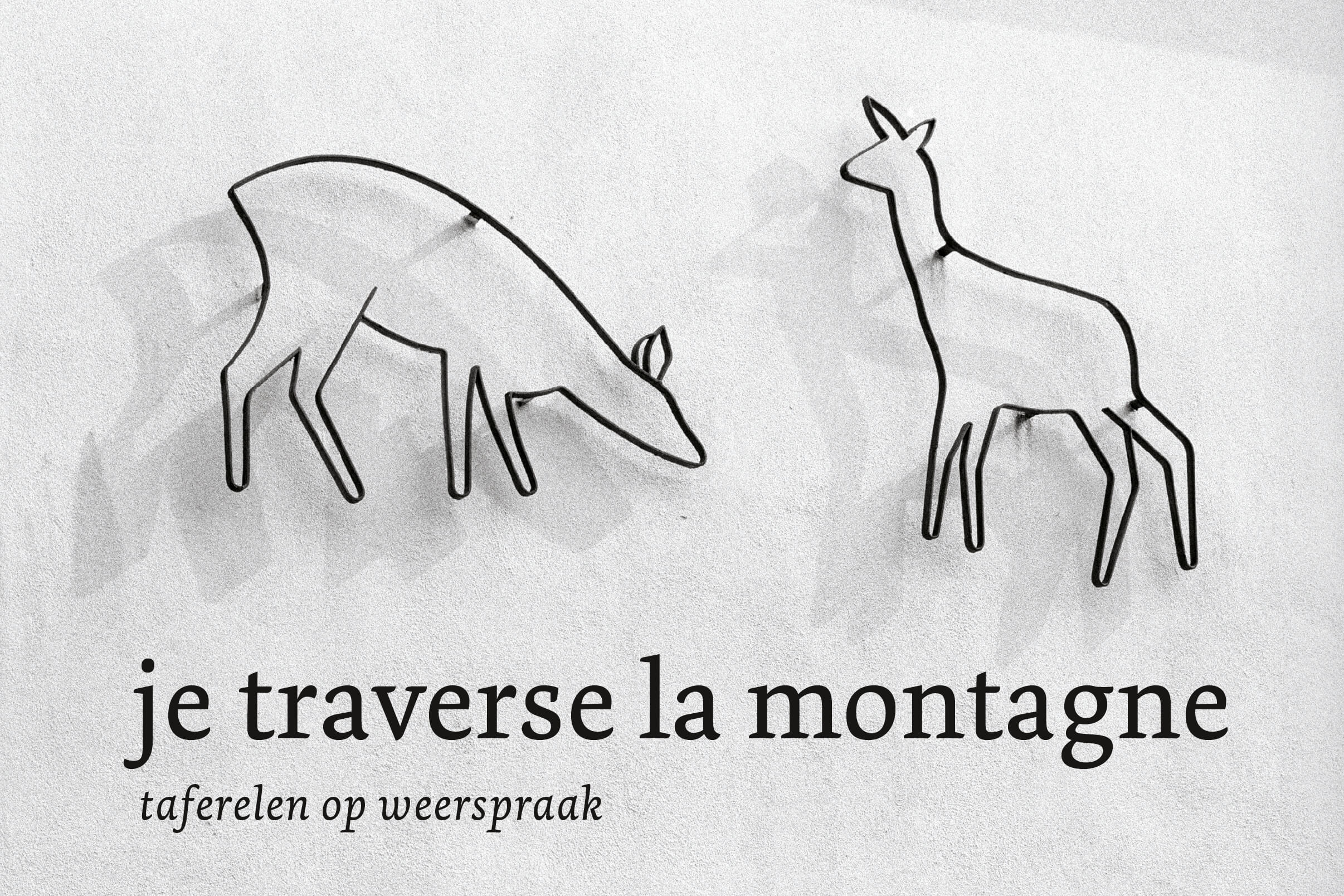 Boekomslag van “Je traverse la montagne”.